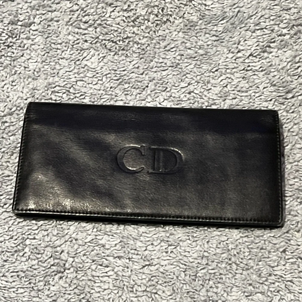 Dior Black Leather Wallet
